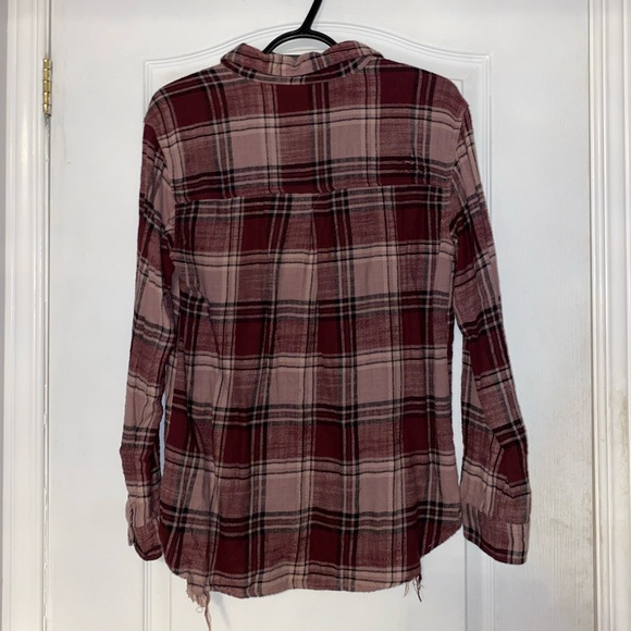 American eagle lace up flannel shirt - Picture 3 of 4